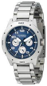 Watch strap Fossil BQ9362 Stainless steel Steel 20mm